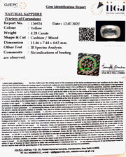4.28/CT Natural Ceylonese Pukhraj with Govt Lab Certificate-7551